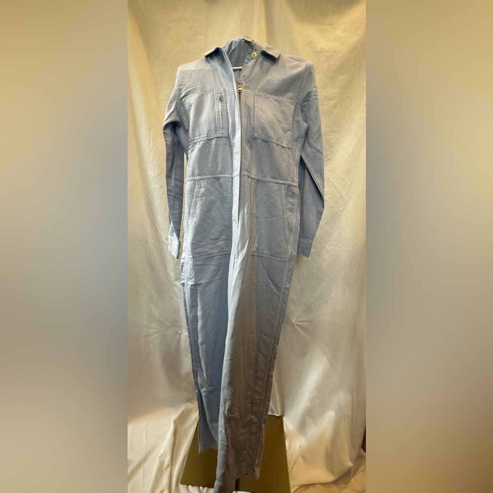 Outerknown Station Jumpsuit in Heather Blue